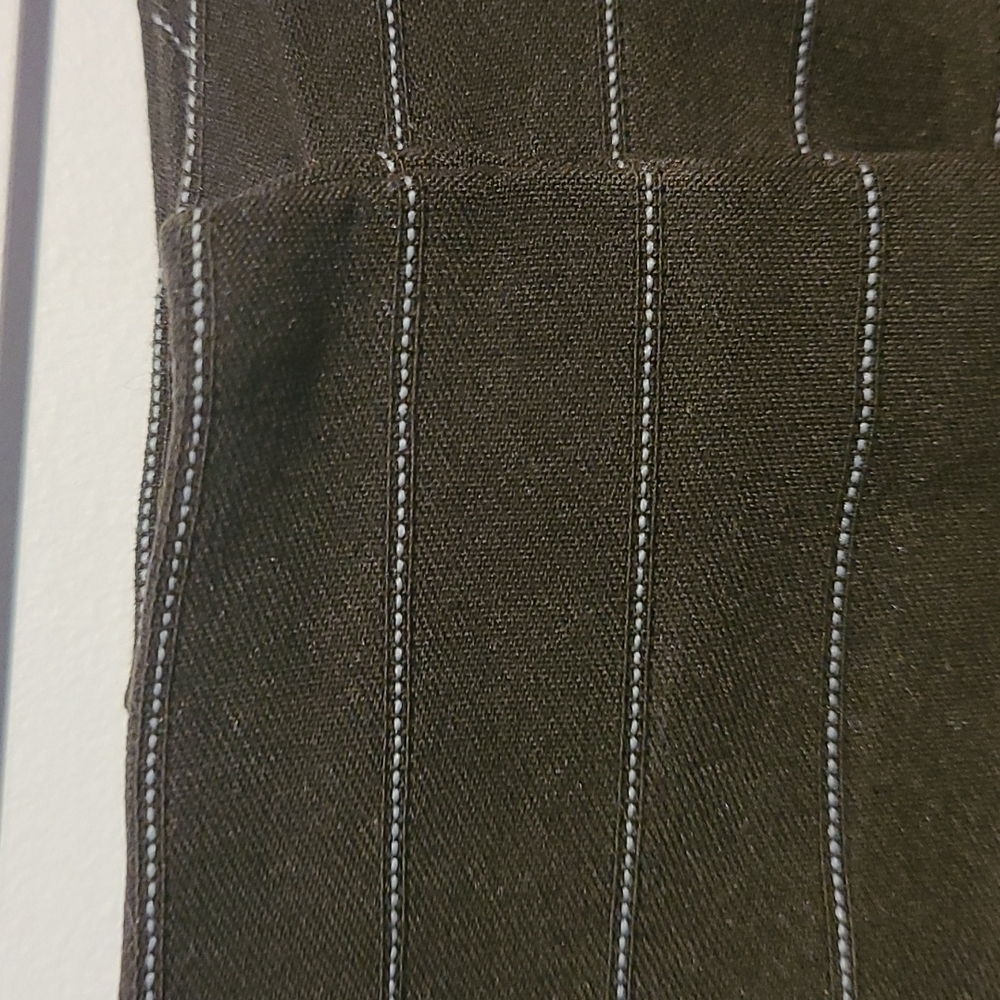 Brown pinstripe dress pants - Picture 2 of 3